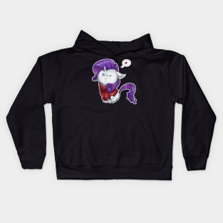 Chibi Rarity Kids Hoodie